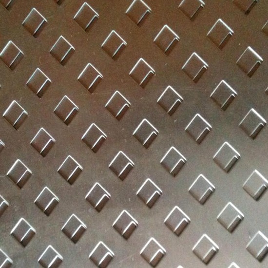 Square Hole Perforated Stainless Steel Sheet