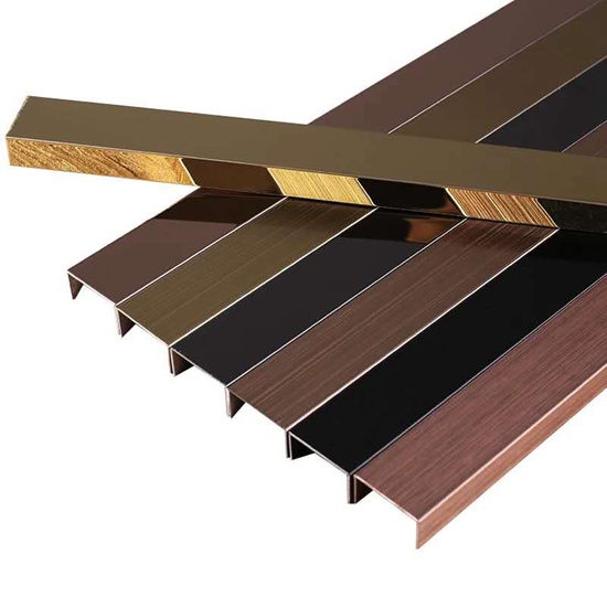 Decorative Stainless Steel Trim Edge Profile