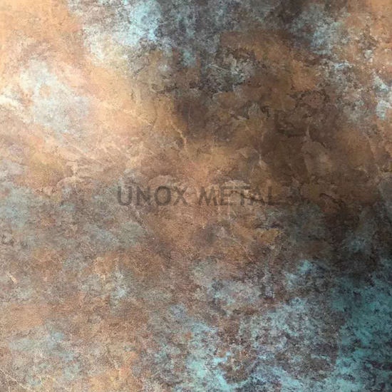 Faux Copper and Patina Metal