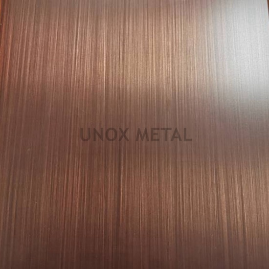 Brass Colored Stainless Steel Sheet