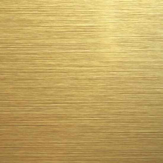 Ti Gold Brush Finish Stainless Steel Sheet