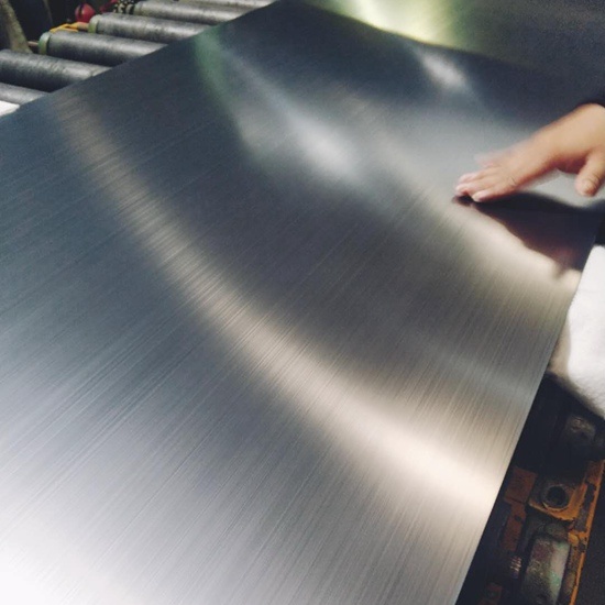 White Good Industry Brushed Metal Finishes Coil Sheets