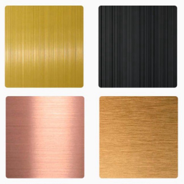 Development of Decorative Stainless Steel Sheet:Gradient Colours