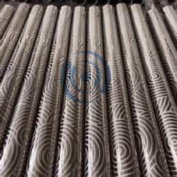 Etched Stainless Steel Column Pole Stand Pipe