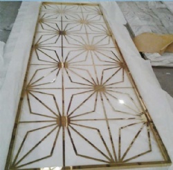 Stainless Steel Laser Cut Screen Partition