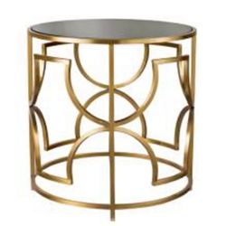 Brass Color Hotel Stainless Steel Side Tables