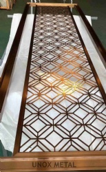 Golden Color Stainless Steel Decorative Screen Panel