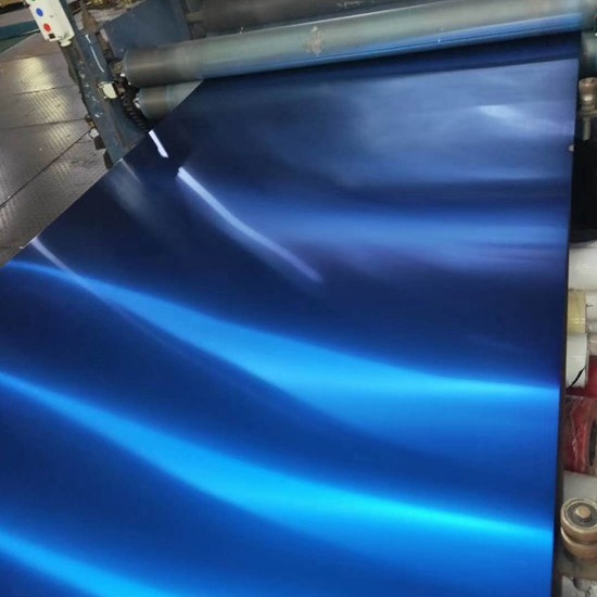 Blue Color Mirror Stainless Steel Sheets