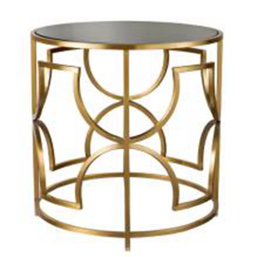 Brass Color Hotel Stainless Steel Side Tables