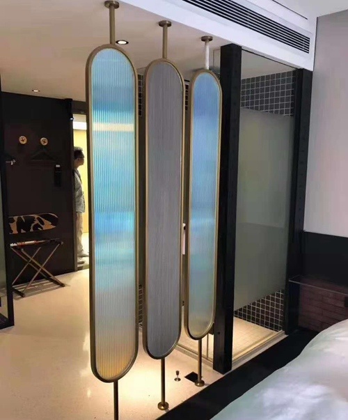 Hotel Stainless Steel Mirrors Frame and Partition