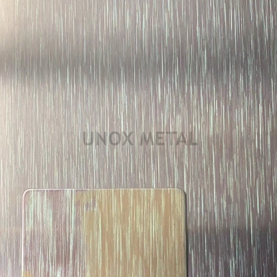 油磨NO.4表面贴膜不锈钢平板卷板