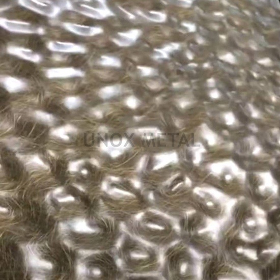 Hammered Pattern Stainless Steel Embossed Sheet