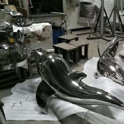 Animal Metal Stainless Steel Sculpture
