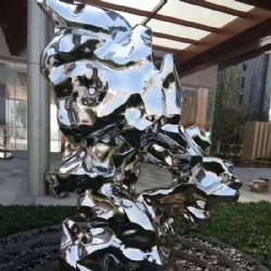 abstract art metal Stainless Steel Sculpture