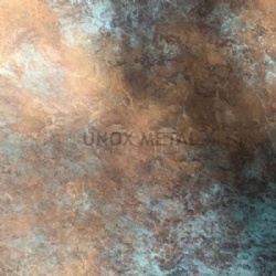 Faux Copper and Patina Metal