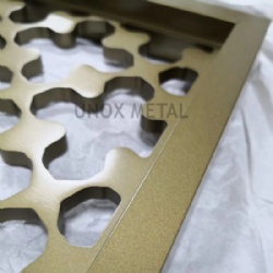 Beadblast Decorative Perforated Metal Screen Panels